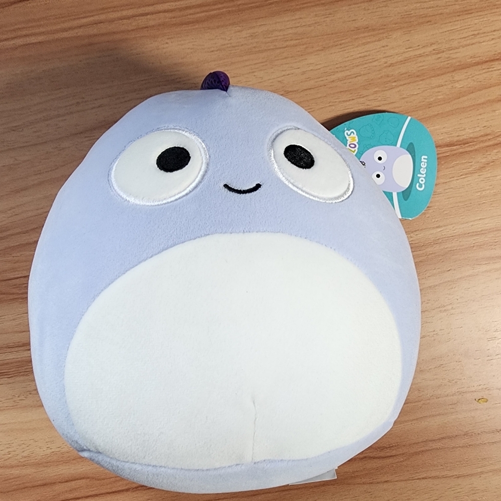Squishmallow Coleen Nwt Cute Purple and White Plush Toy